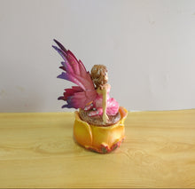 Carica l'immagine nel visualizzatore di Gallery, FATA - "LE FATE DEL SOLE" - PORTAGIOIE BOX ROSA
