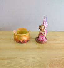 Carica l'immagine nel visualizzatore di Gallery, FATA - "LE FATE DEL SOLE" - PORTAGIOIE BOX ROSA