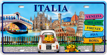 Carica l'immagine nel visualizzatore di Gallery, TARGA METALLO MAGNETICA - ITALIA 04
