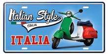 Carica l'immagine nel visualizzatore di Gallery, TARGA METALLO MAGNETICA - ITALIA 09
