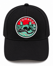 Carica l'immagine nel visualizzatore di Gallery, CAPPELLO - COMACCHIO - PATCH TREPPONTI &amp; ANGUILLA - NERO
