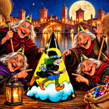 Carica l'immagine nel visualizzatore di Gallery, CAPPELLINO - PARTY BEFANA
