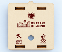 Carica l'immagine nel visualizzatore di Gallery, Calamita Magnete - COMACCHIO - ipidee - LEGNO - FINESTRELLA VERDE
