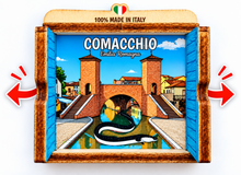 Carica l'immagine nel visualizzatore di Gallery, Calamita Magnete - COMACCHIO - ipidee - LEGNO - FINESTRELLA AZZURRA
