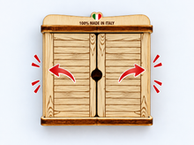 Carica l'immagine nel visualizzatore di Gallery, Calamita Magnete - COMACCHIO - ipidee - LEGNO - FINESTRELLA LEGNO NATURALE
