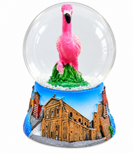 Carica l'immagine nel visualizzatore di Gallery, PALLA di NEVE / BOULE de NEIGE - COMACCHIO - FENICOTTERO ROSA
