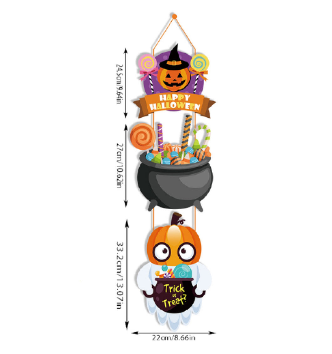 FESTONE DECORATIVO HALLOWEEN - HAPPY HALLOWEEN - TRICK OR TREAT?