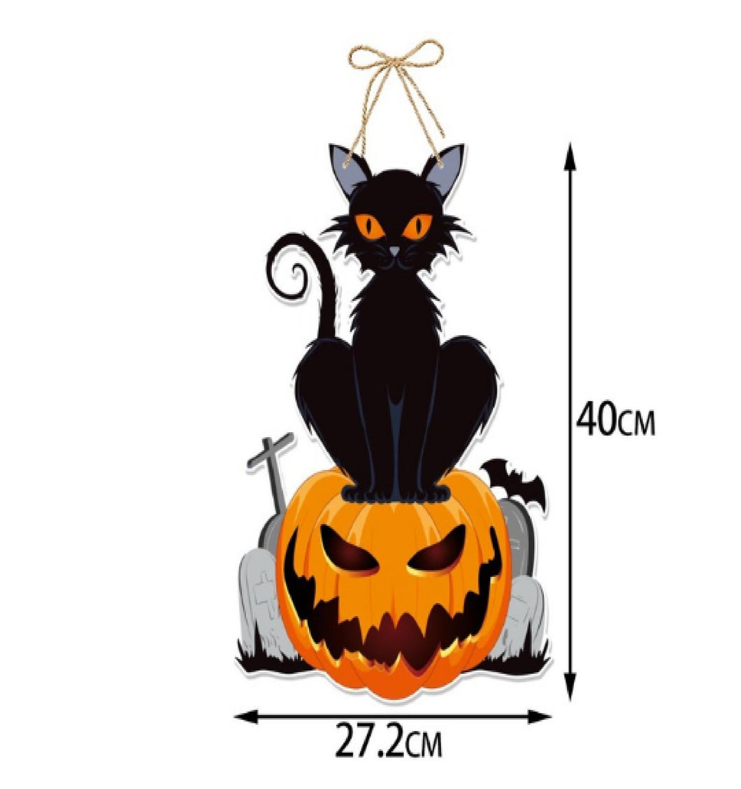 FESTONE DECORATIVO HALLOWEEN - GATTO & ZUCCA