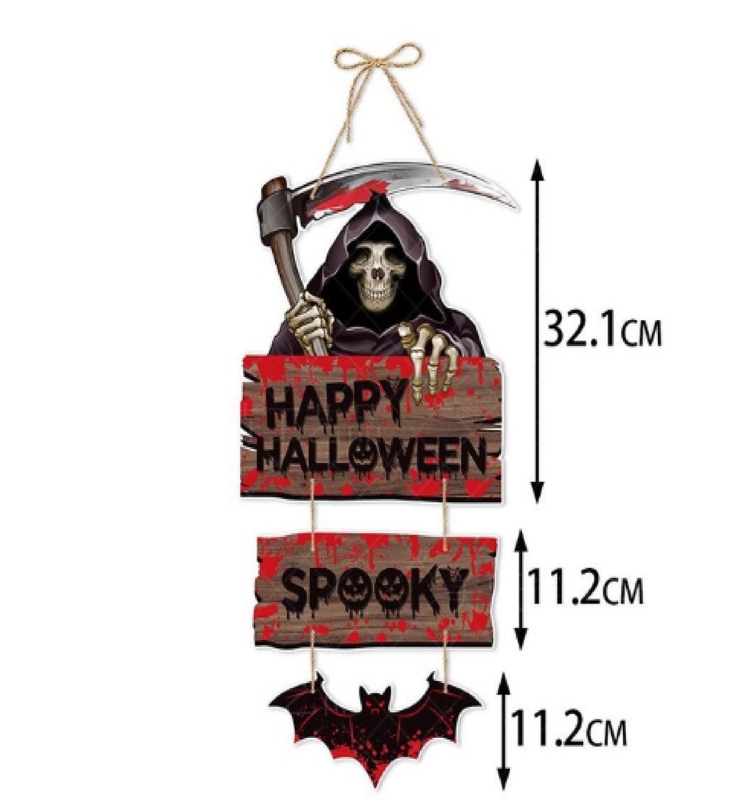 FESTONE DECORATIVO HALLOWEEN - HAPPY HALLOWEEN- SPOOKY