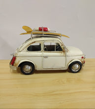 Carica l'immagine nel visualizzatore di Gallery, AUTO 500 - GRANDE - MODELLINO D'EPOCA VINTAGE IN FERRO - SURF &amp; SALVAGENTE
