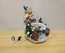 Carica l'immagine nel visualizzatore di Gallery, CARILLON - NATALE - PUPAZZO DI NEVE &amp; PINGUINI BALLERINI
