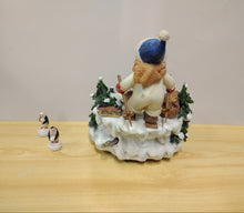 Carica l'immagine nel visualizzatore di Gallery, CARILLON - NATALE - PUPAZZO DI NEVE &amp; PINGUINI BALLERINI
