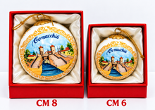 Carica l'immagine nel visualizzatore di Gallery, PALLA DI NATALE - CERAMICA - COMACCHIO - TREPPONTI - CM 6
