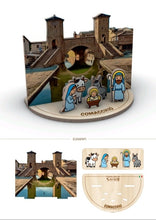 Carica l&#39;immagine nel visualizzatore di Gallery, NATIVITA&#39; PRESEPE - LEGNO - COMACCHIO TREPPONTI COLOR
