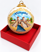 Carica l'immagine nel visualizzatore di Gallery, PALLA DI NATALE - CERAMICA - COMACCHIO - TREPPONTI - CM 6
