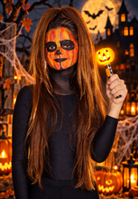 Carica l'immagine nel visualizzatore di Gallery, BACCHETTA LUMINOSA ZUCCA HALLOWEEN
