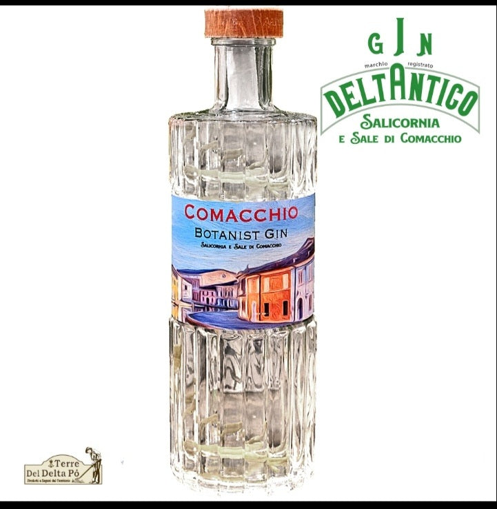 GIN DELTANTICO GIN DEL DELTA GIN DI COMACCHIO 50cl Alla Salicornia e Sale di Comacchio