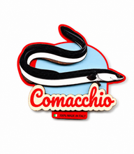 Carica l'immagine nel visualizzatore di Gallery, Calamita Magnete - COMACCHIO - ipidee - LEGNO - ANGUILLA ROSSA
