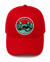 Carica l'immagine nel visualizzatore di Gallery, CAPPELLO - COMACCHIO - PATCH TREPPONTI &amp; ANGUILLA - ROSSO
