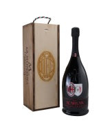 VINO UFFICIALE A.C. MILAN - FRANCIACORTA DOCG BRUT MAGNUM ROSSONERO CELEBRATIVO 19° SCUDETTO - LA MONTINA - BOTTIGLIA DA LT 1,50