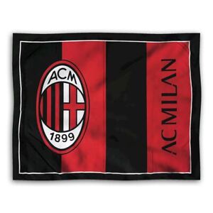 BANDIERA UFFICIALE A.C. MILAN 140x180 - RIGHE