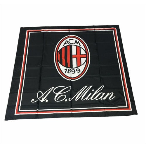 BANDIERA UFFICIALE A.C. MILAN 140x140 - NERA