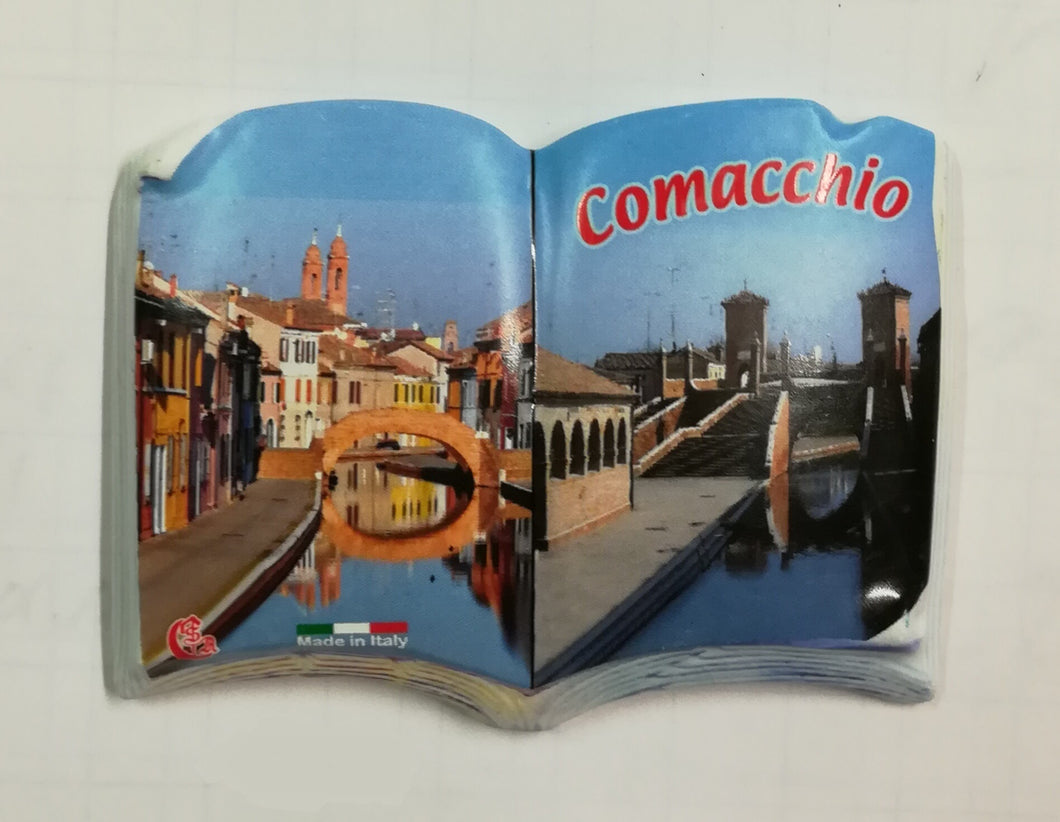 Calamita Magnete - COMACCHIO - arc - PLASTICA - LIBRO - PONTE SAN PIETRO & TREPPONTI 3