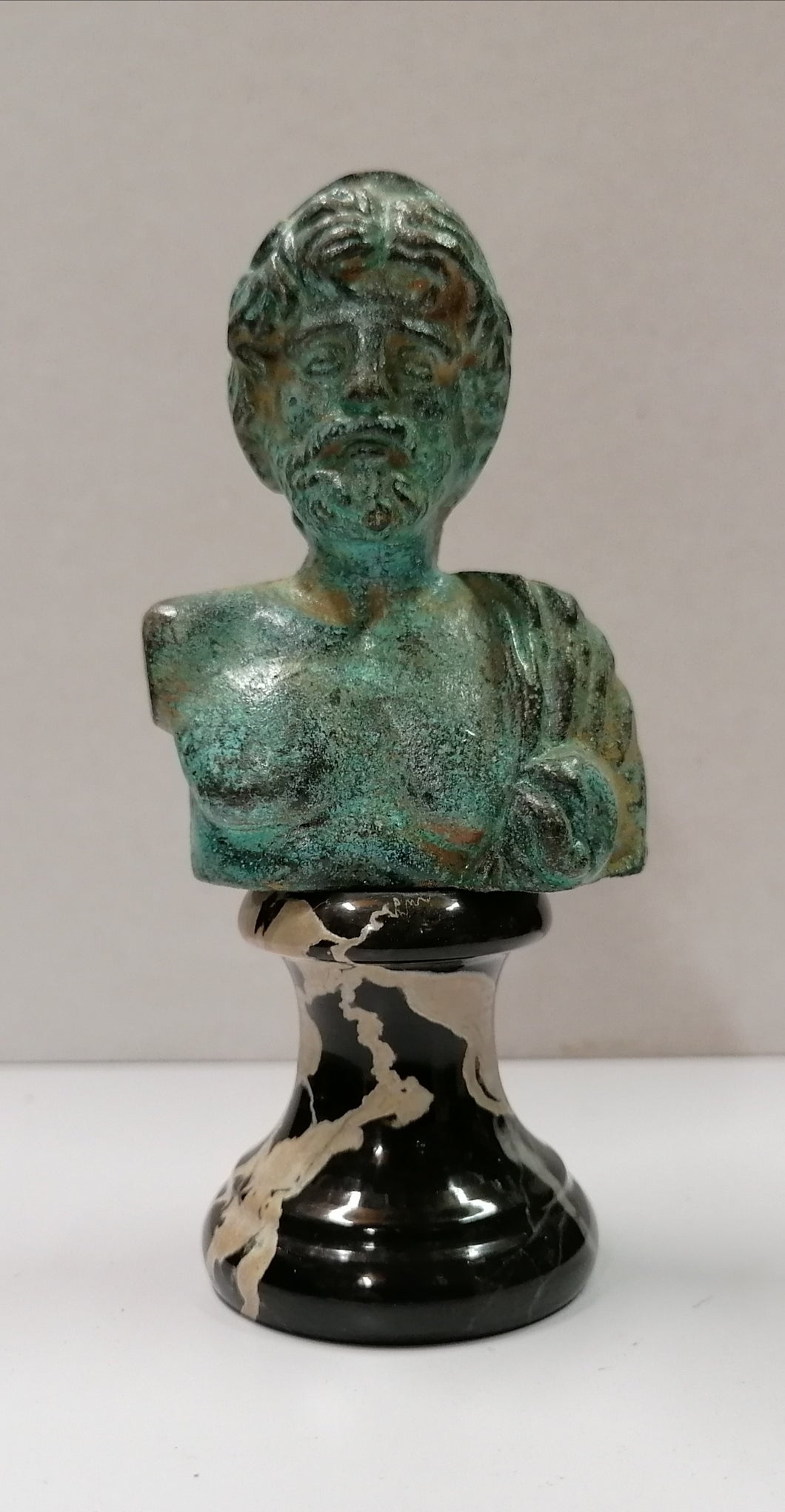 RIPRODUZIONE ARCHEOLOGICA BRONZO GRECO - BUSTO 