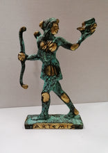 Carica l&#39;immagine nel visualizzatore di Gallery, RIPRODUZIONE ARCHEOLOGICA BRONZO GRECO - STATUA &quot;ARTEMIDE&quot;
