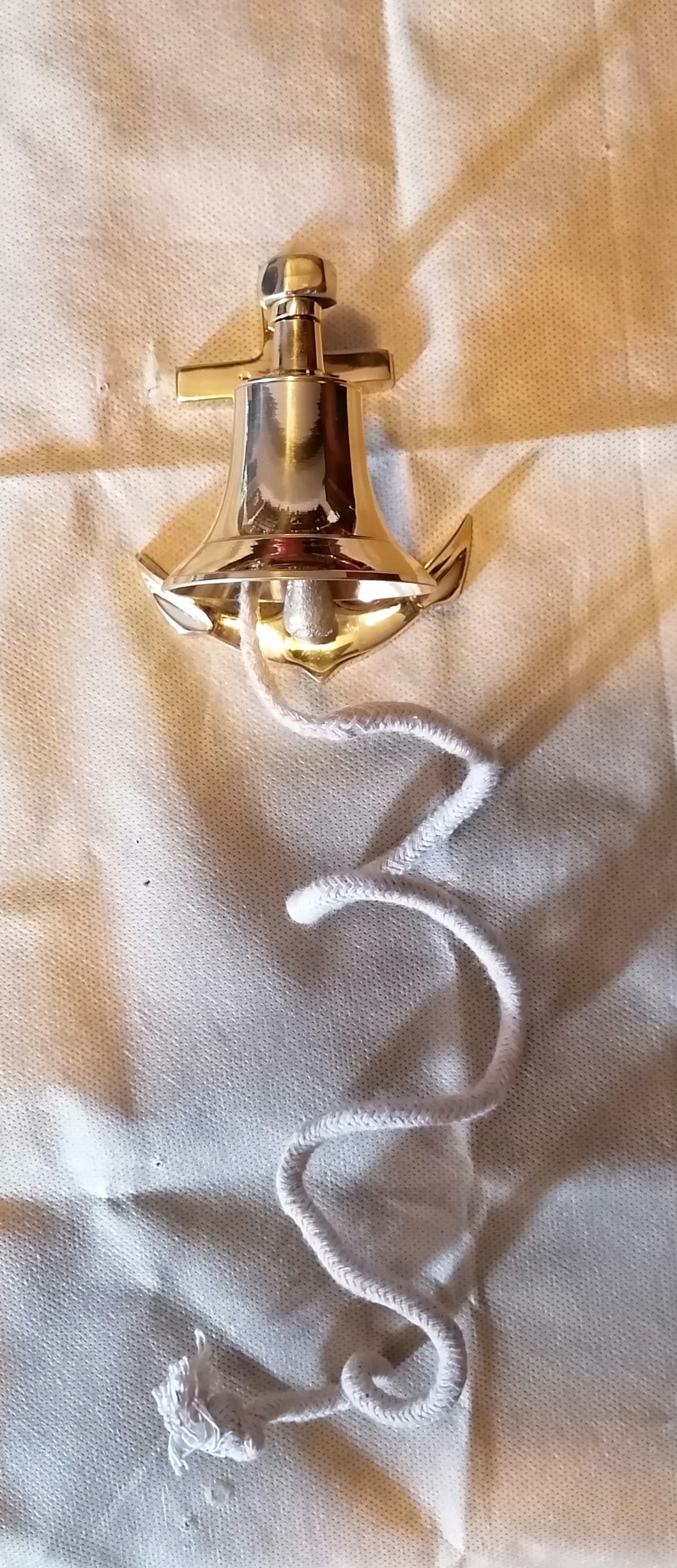 CAMPANA ANCORA IN OTTONE