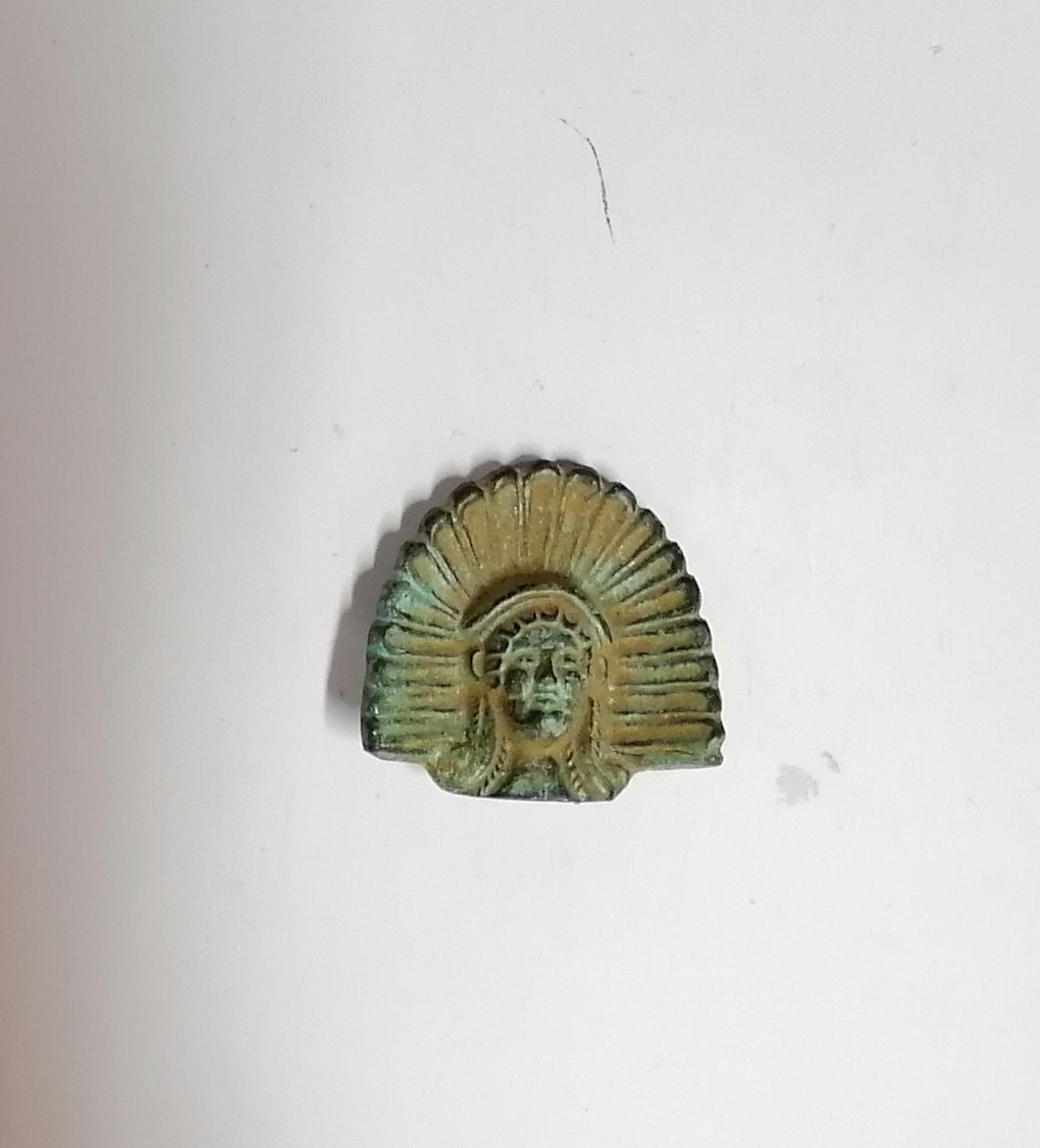 RIPRODUZIONE ARCHEOLOGICA BRONZO - MASCHERINA 04