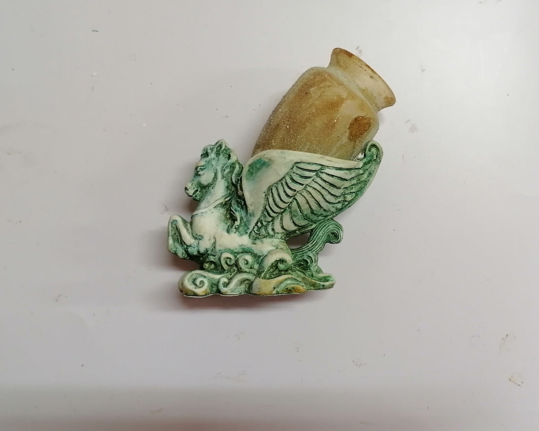 RIPRODUZIONE ARCHEOLOGICA - ANFORA CAVALLO ALATO